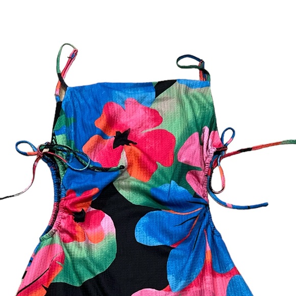 GB tropical cutout side mini dress - Picture 3 of 6